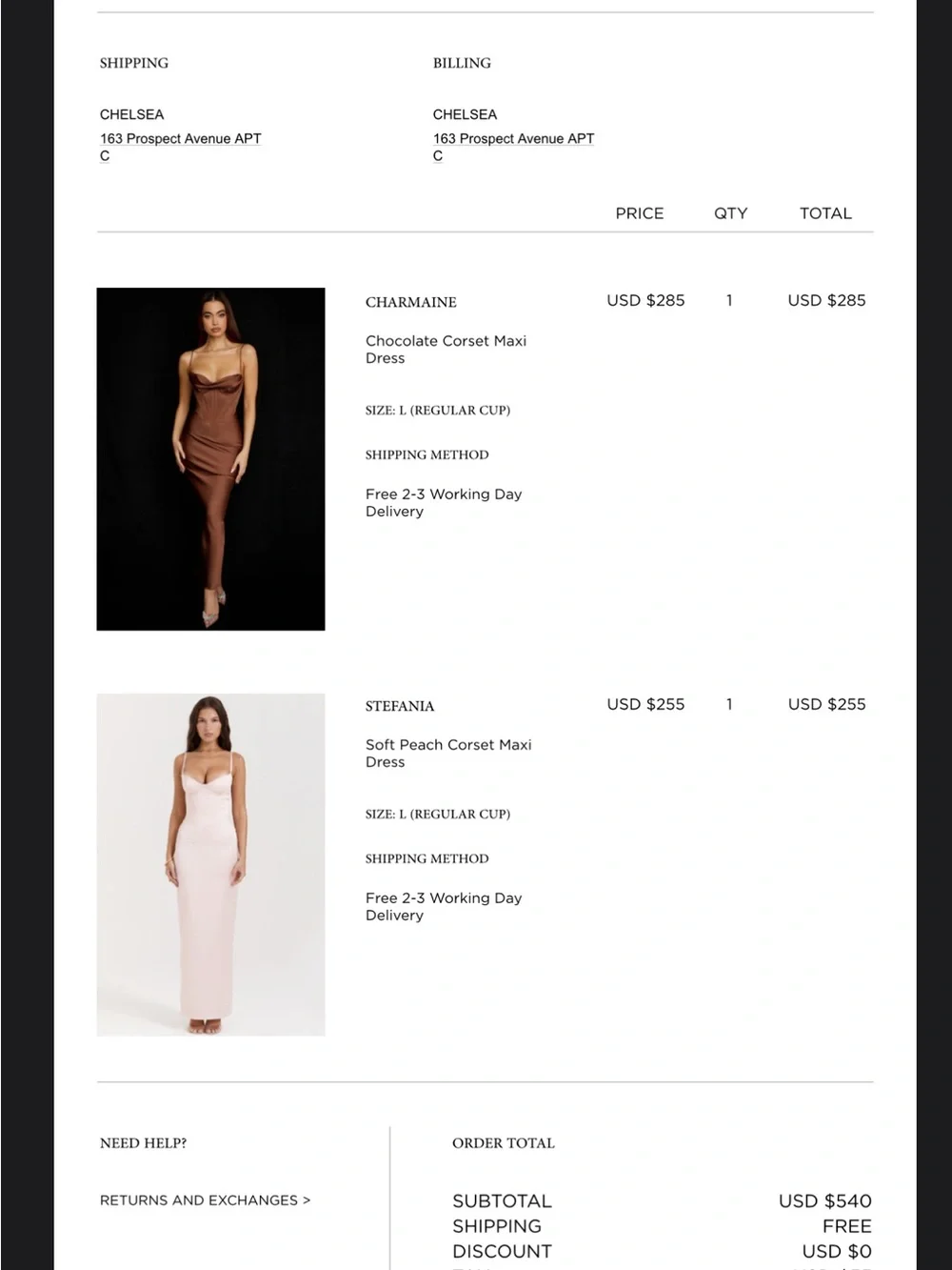 House of CB worn only